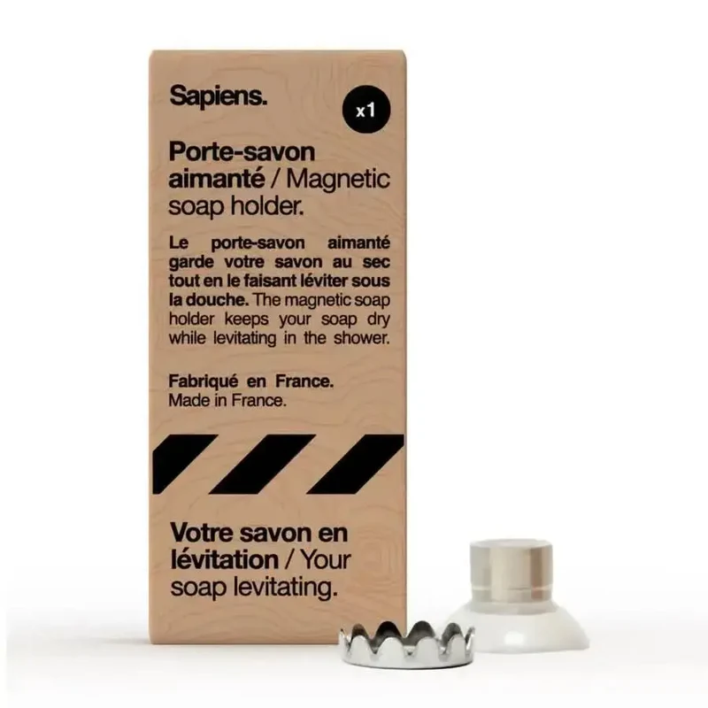 Pack 3 Savons + Porte-Savon Aimanté