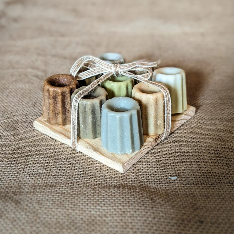 Assortiment de Cannelés de savon à l'huile d'olive BIO