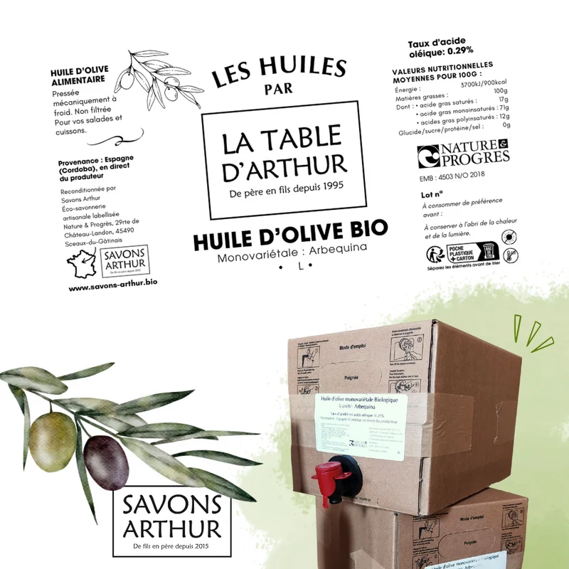 Étiquettes Vrac de nos produits