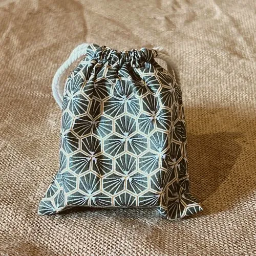 Pochette à Savon Artisanale en toile enduite