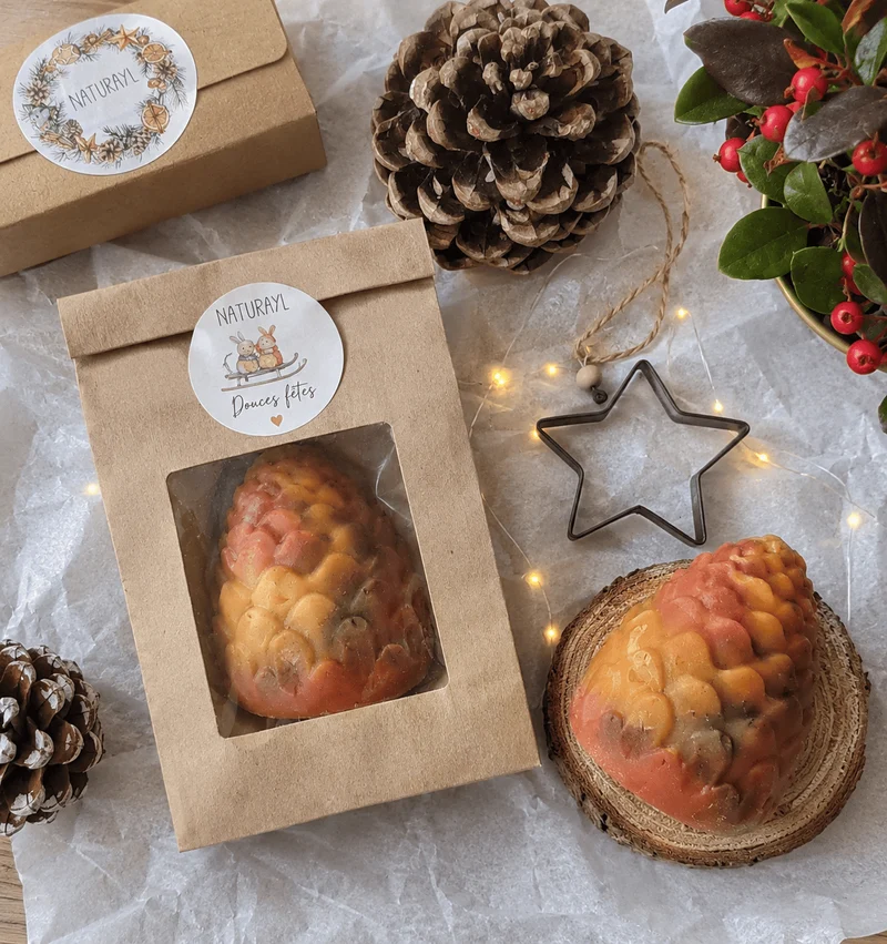 Savon Pomme de Pin Miel Orange Cannelle – Lot de 5 - PRIX PROS