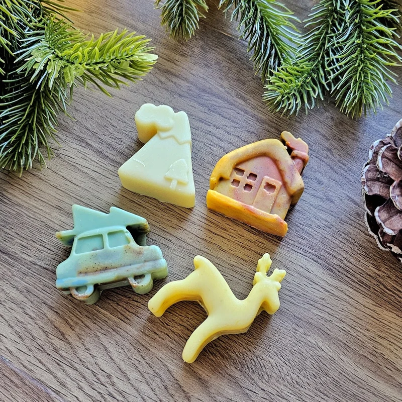 Sachet de savons de Noël – Lot de 5 - PRIX PROS
