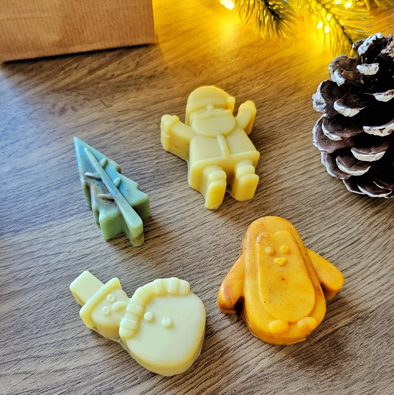 Sachet de savons de Noël – Lot de 5 - PRIX PROS