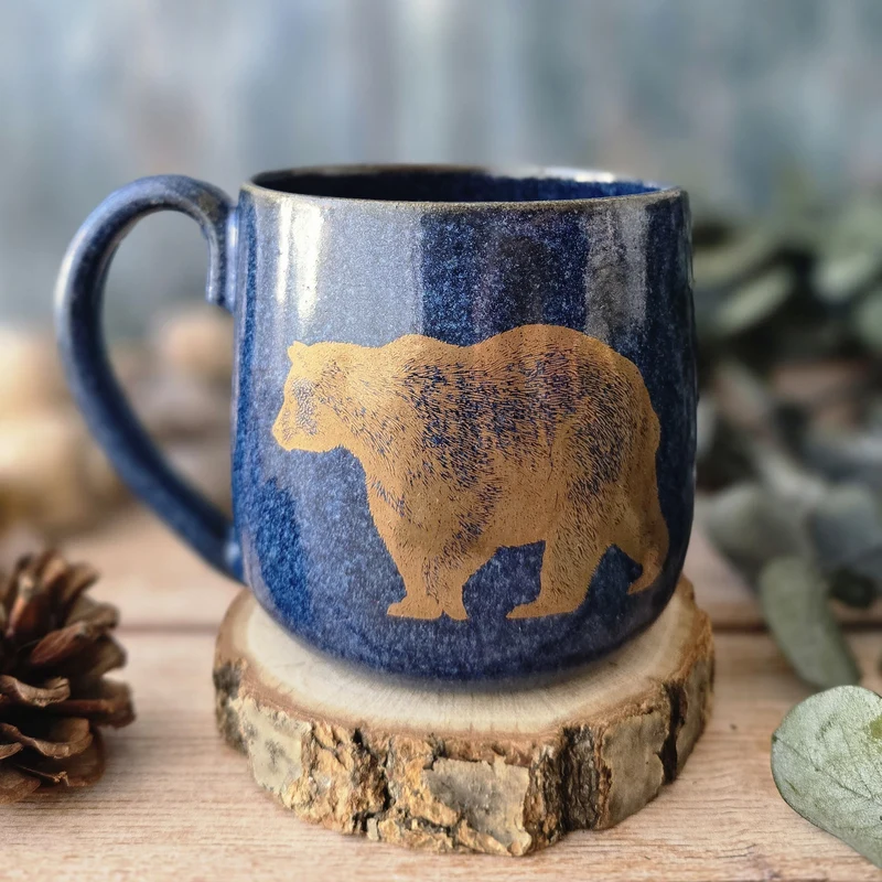 Tasse - Cabinet de Curiosités – Bleu & Or