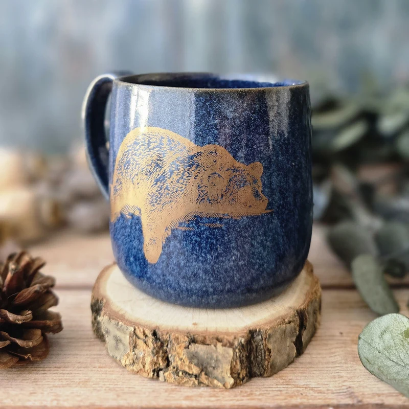 Tasse - Cabinet de Curiosités – Bleu & Or