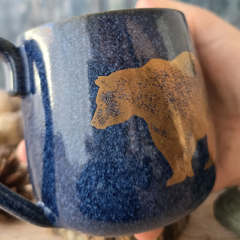 Tasse - Cabinet de Curiosités – Bleu & Or