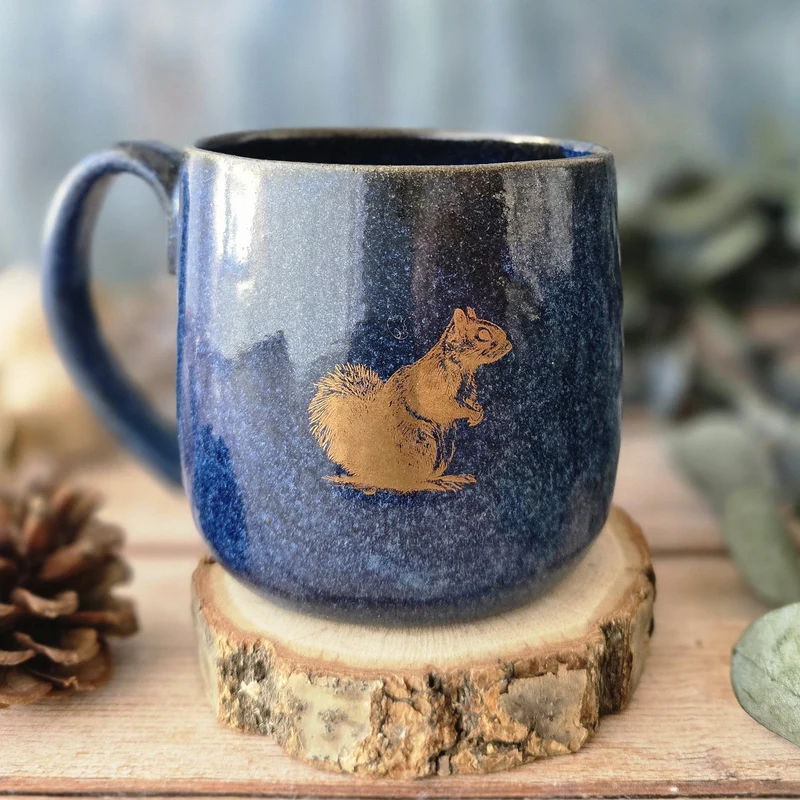 Tasse - Cabinet de Curiosités – Bleu & Or