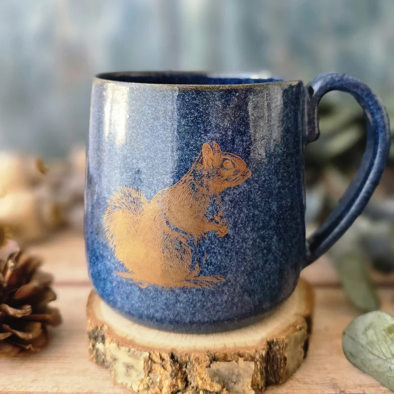Tasse - Cabinet de Curiosités – Bleu & Or