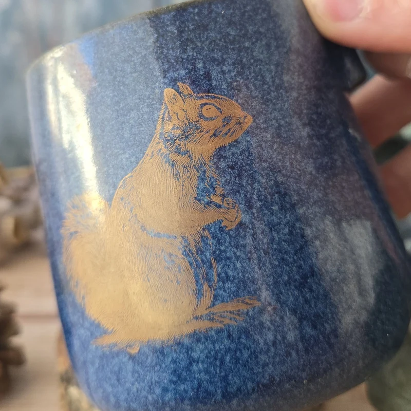 Tasse - Cabinet de Curiosités – Bleu & Or