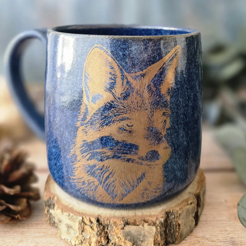 Tasse - Cabinet de Curiosités – Bleu & Or