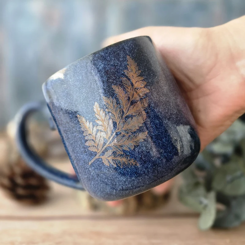 Tasse - Cabinet de Curiosités – Bleu & Or