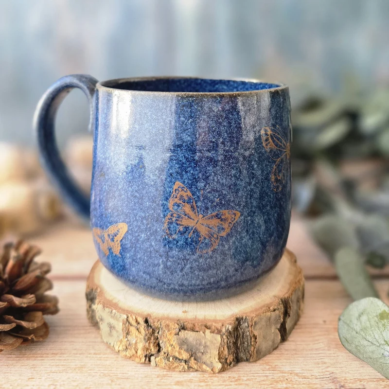 Tasse - Cabinet de Curiosités – Bleu & Or