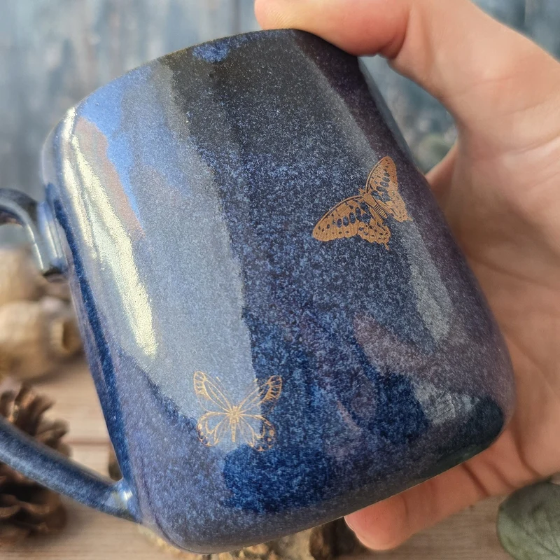 Tasse - Cabinet de Curiosités – Bleu & Or