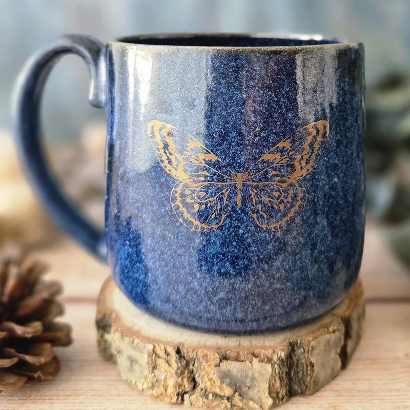Tasse - Cabinet de Curiosités – Bleu & Or