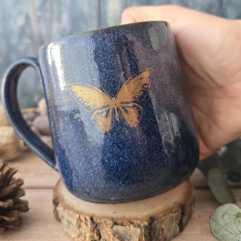Tasse - Cabinet de Curiosités – Bleu & Or