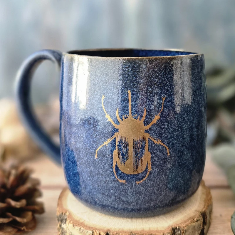 Tasse - Cabinet de Curiosités – Bleu & Or