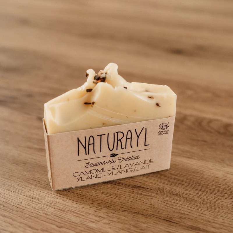 Savon Camomille/Lavande/Ylang-Ylang/Lait de chèvre - PRIX PROS