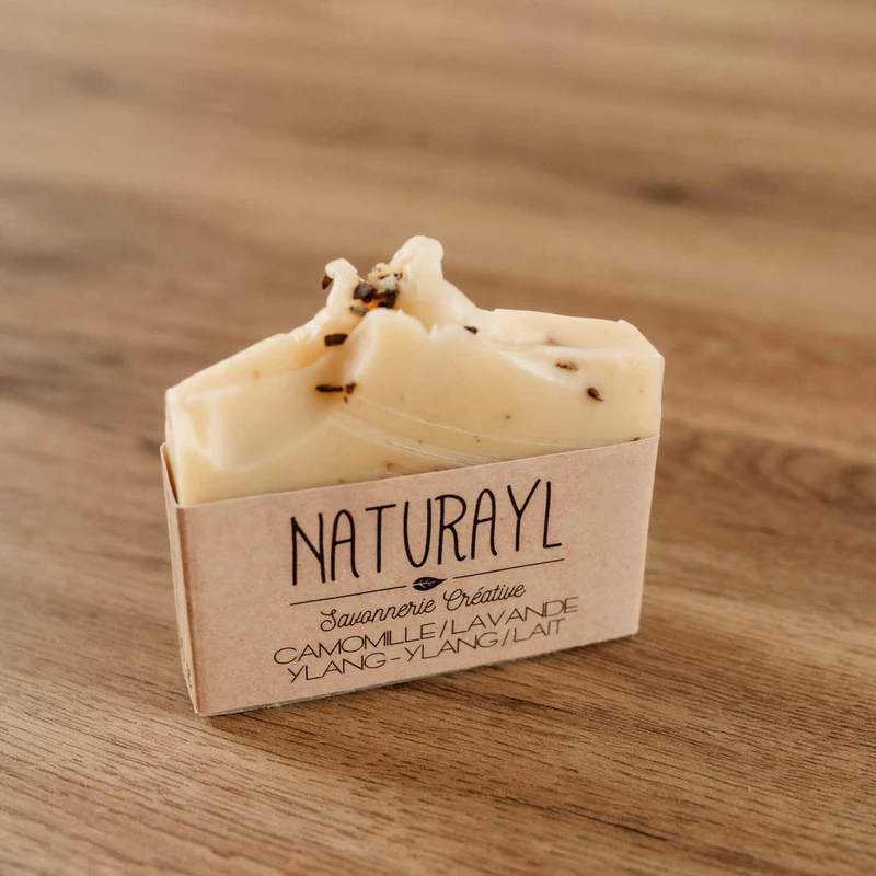 Savon Camomille/Lavande/Ylang-Ylang/Lait de chèvre