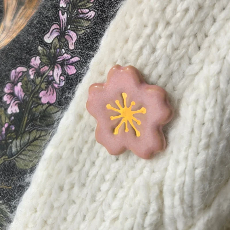 Fleur de Sakura - Bijou de voiture OU Pin's AU CHOIX