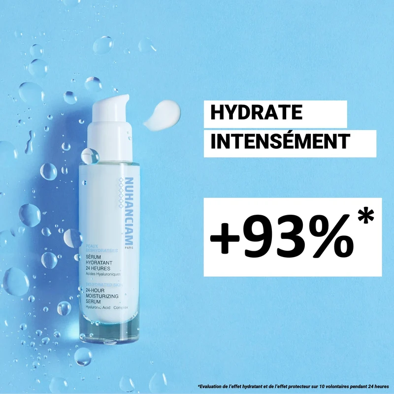 Sérum Hydratant 24h aux 4 Acides Hyaluroniques