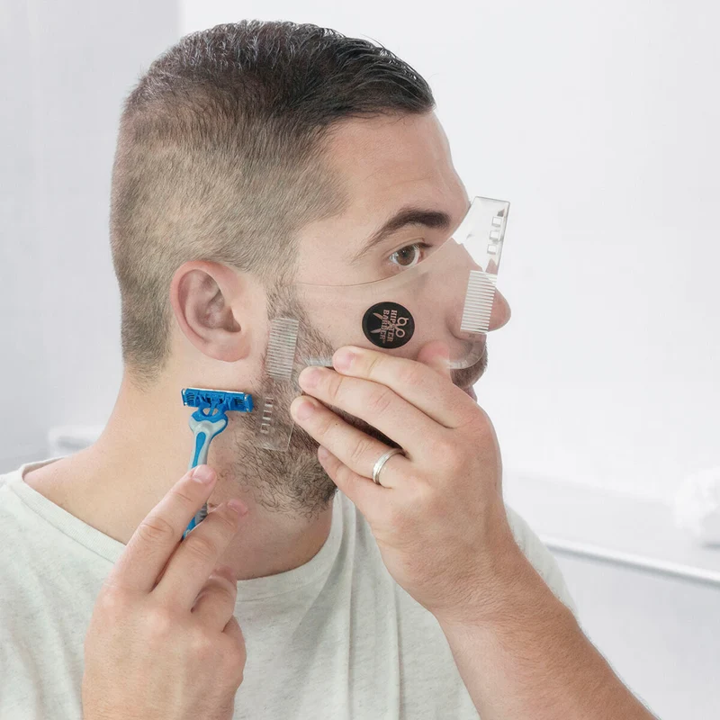 Pack Hipster Barber scheervorm en Professionele oplaadbare tondeuse met accessoires InnovaGoods