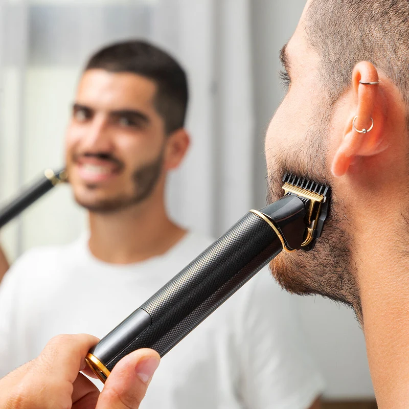 Pack Hipster Barber scheervorm en Professionele oplaadbare tondeuse met accessoires InnovaGoods