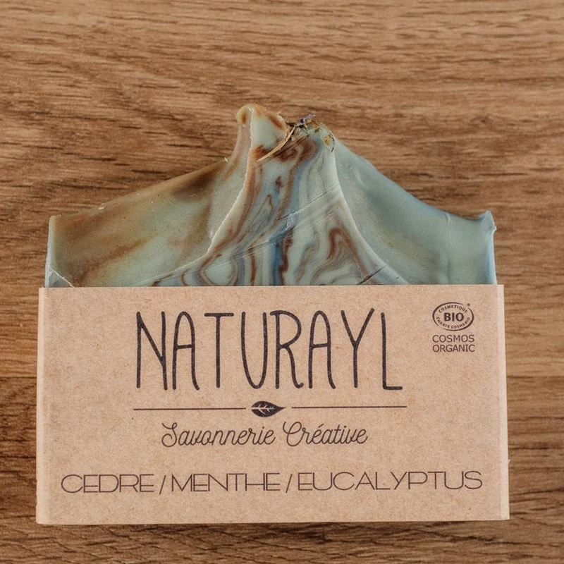 Cèdre, Menthe et Eucalyptus petit savon