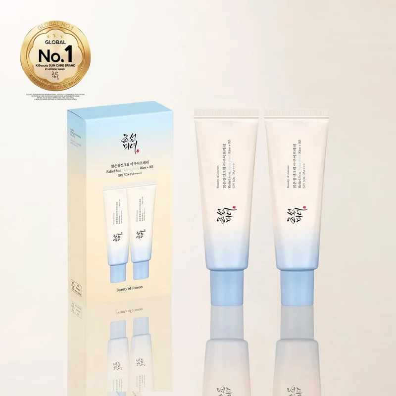 Crème Solaire Hydratante Relief Sun Aqua Fresh SPF50+