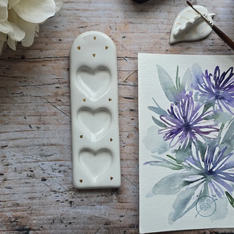 Palette "cœur d'artiste"