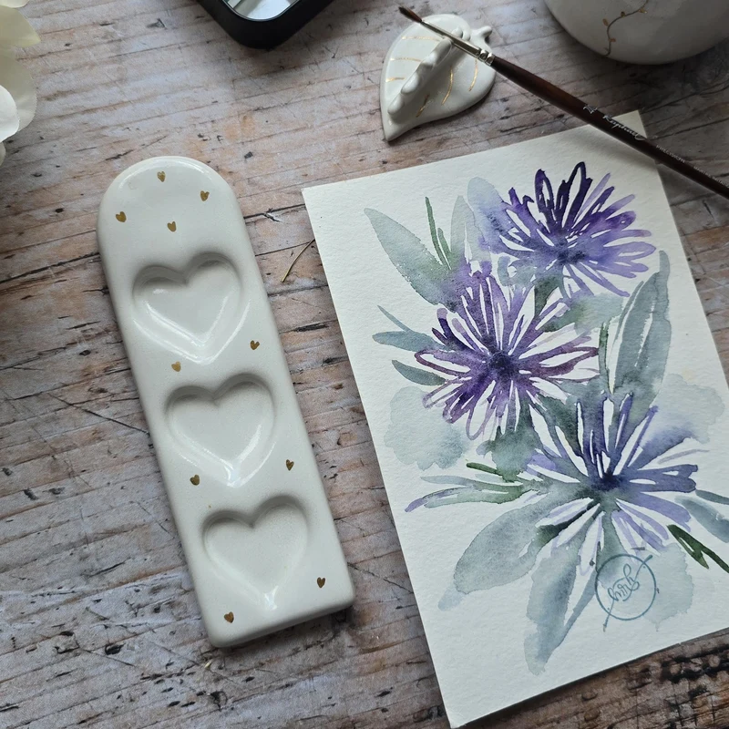 Palette "cœur d'artiste"