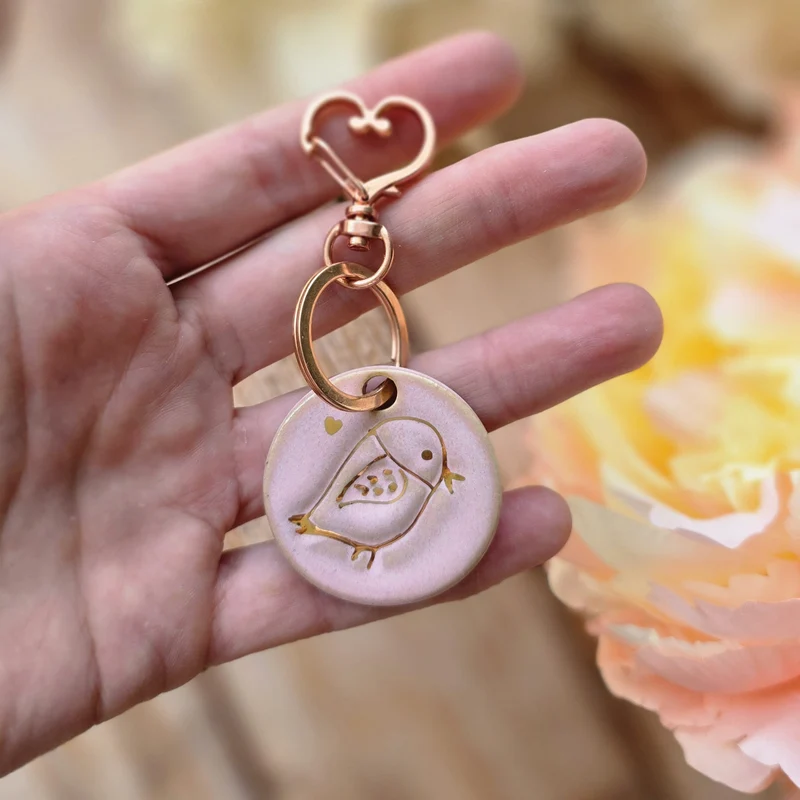 Porte-clef "Petit Oiseau" : Choisissez votre céramique (étape 1)