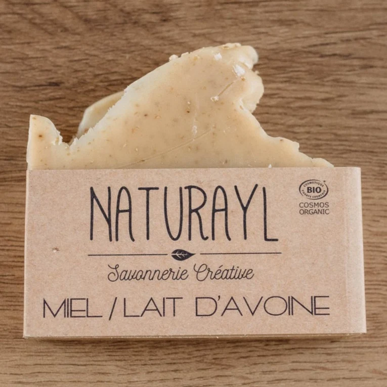 Miel/Lait d'Avoine petit savon