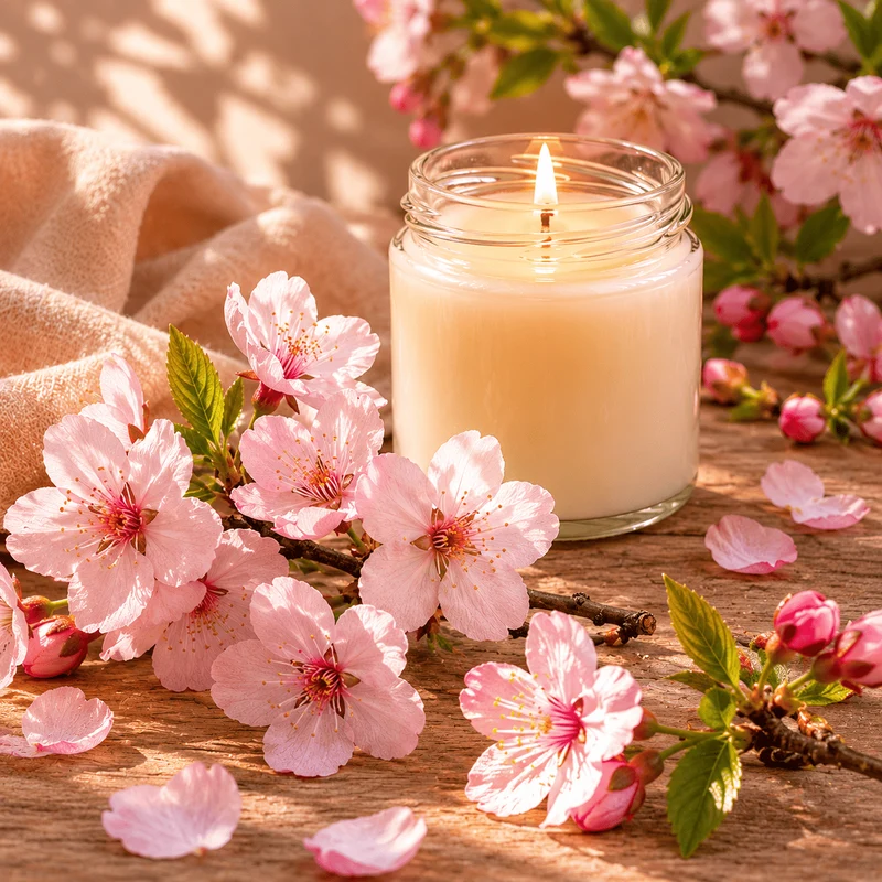 Bougie "Fleur de Sakura"