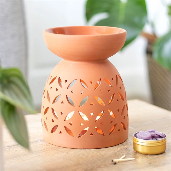 Brûle-parfum - Terracotta - grand modèle
