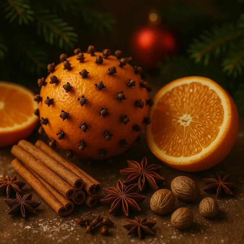 Bougie "Souvenirs de Noël"