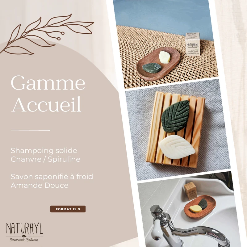 Boîte de produits d'accueil "GÎTE" - lot de 10 boites