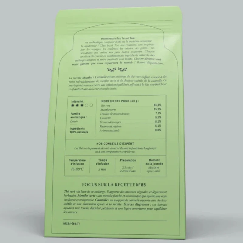 Thé Vert "Menthe & Cannelle" - n°05