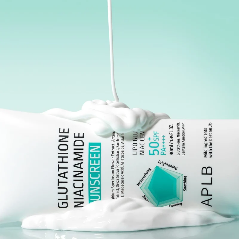 Crème Solaire SPF50+ Glutathione Niacinamide