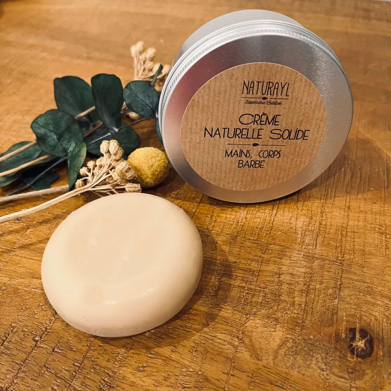 Crème Naturelle Solide - Mains/Corps - PRIX PROS