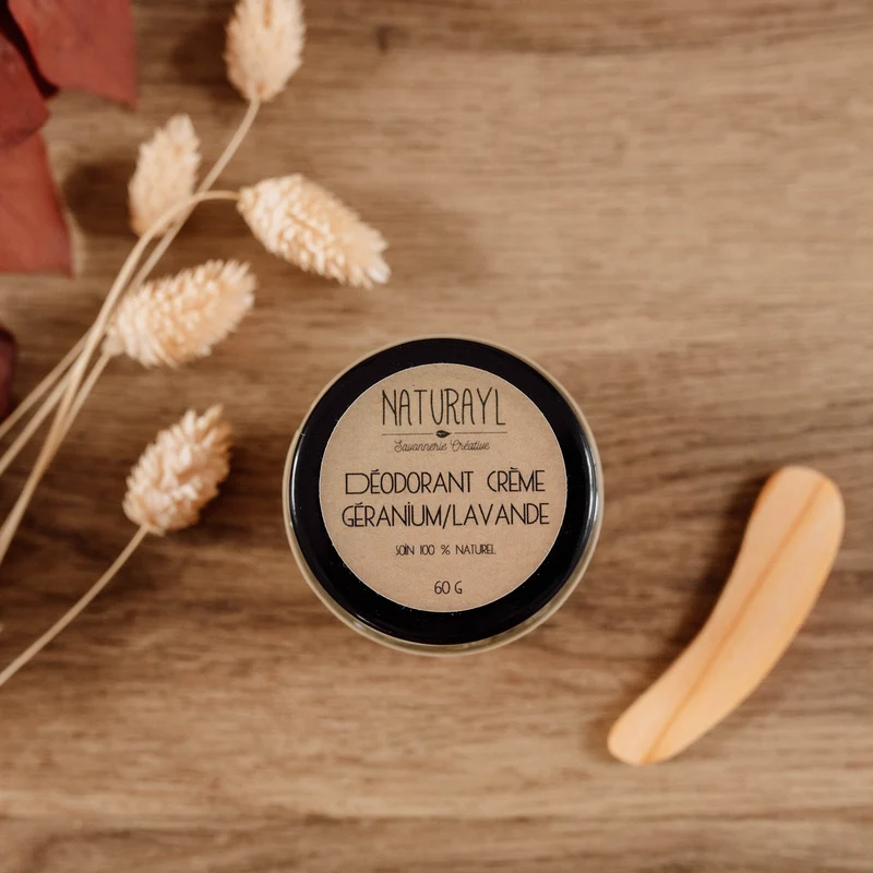 Déodorant crème Géranium/Lavande