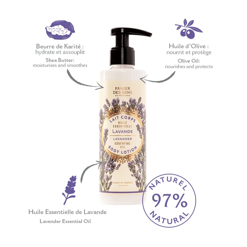Lait pour le corps - Lavande Apaisante 250ml