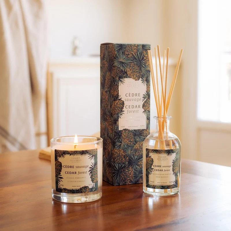 Diffuseur de parfum d'ambiance - Cèdre Sauvage 240ml
