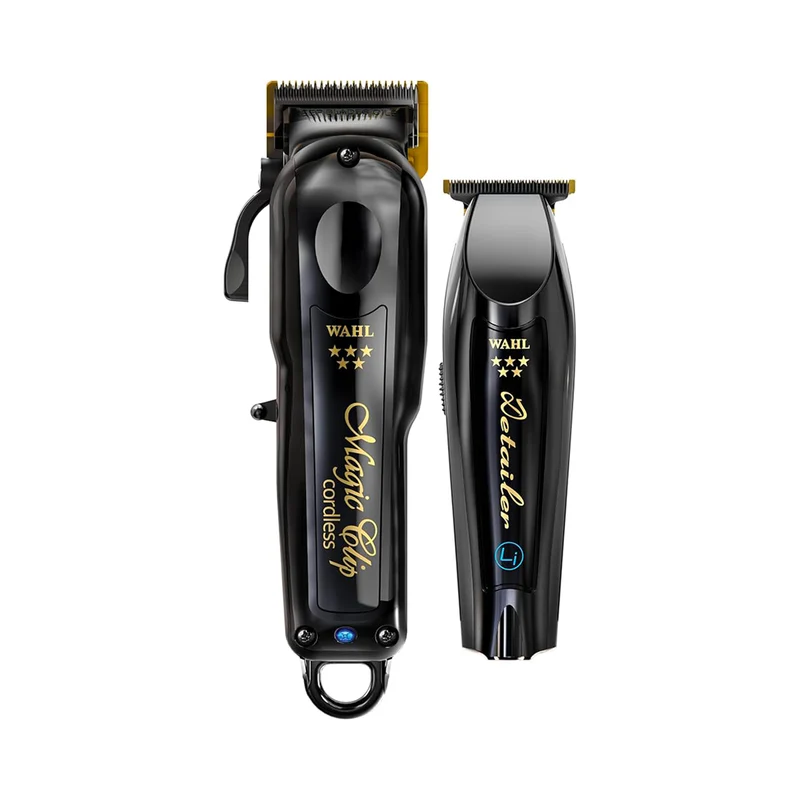 Coffret Tondeuses Noires Cordless Barber
