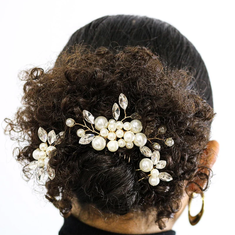 Set Accessoires Cheveux pour Mariée 4 pièces ALICE