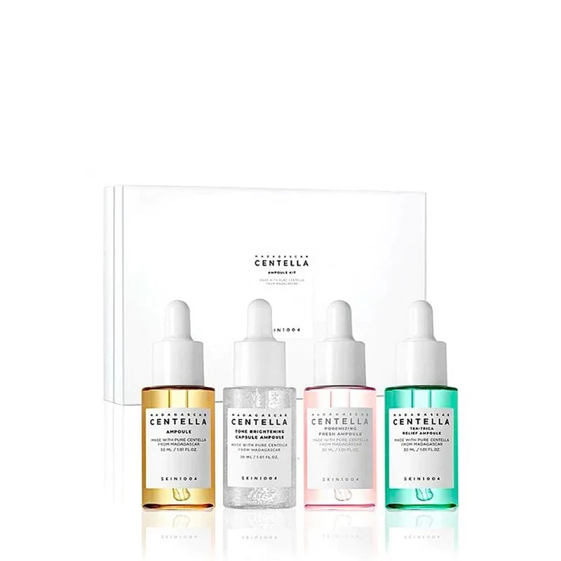 Coffret 4 Sérums à la Centella de Madagascar SKIN1004 4X