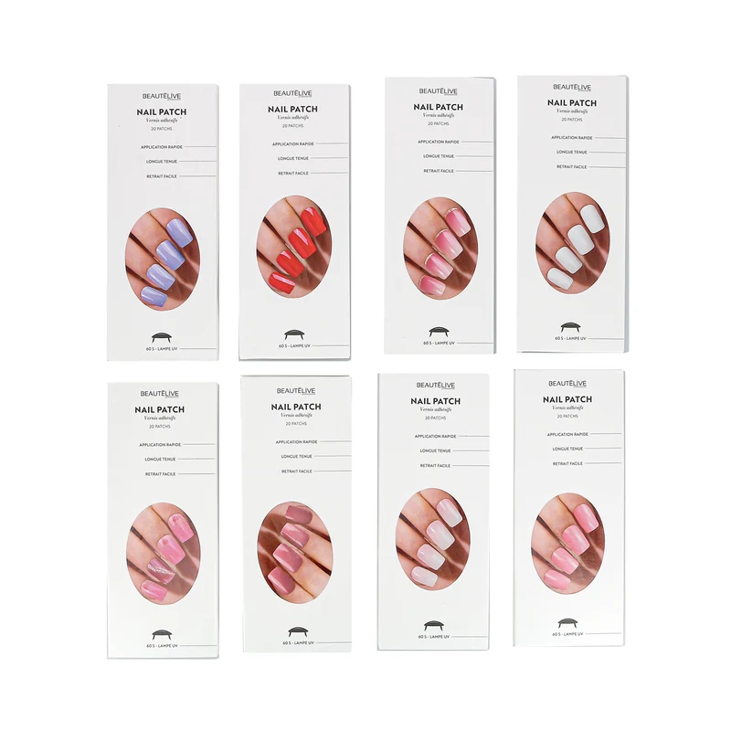 Vernis Adhésifs Nail Patchs X20