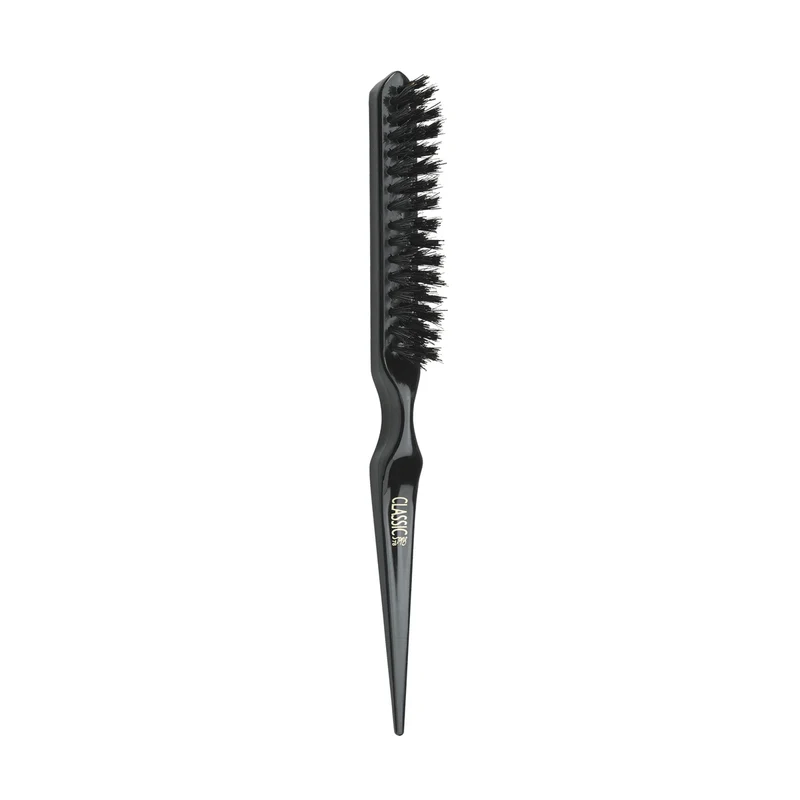 Brosse plate poils de sanglier bois noir