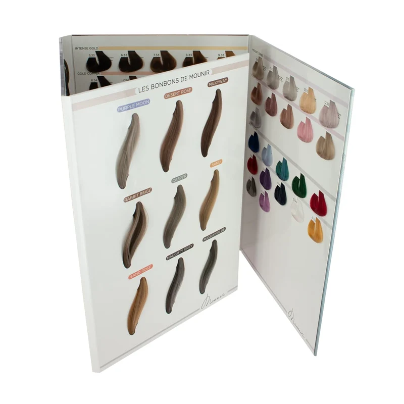Nuancier de colorations permanentes