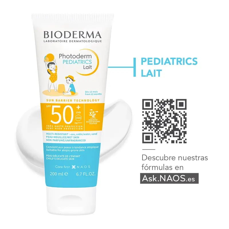 Bioderma Photoderm Pediatrics Lait SPF50+ Sunscreen, 100 ml