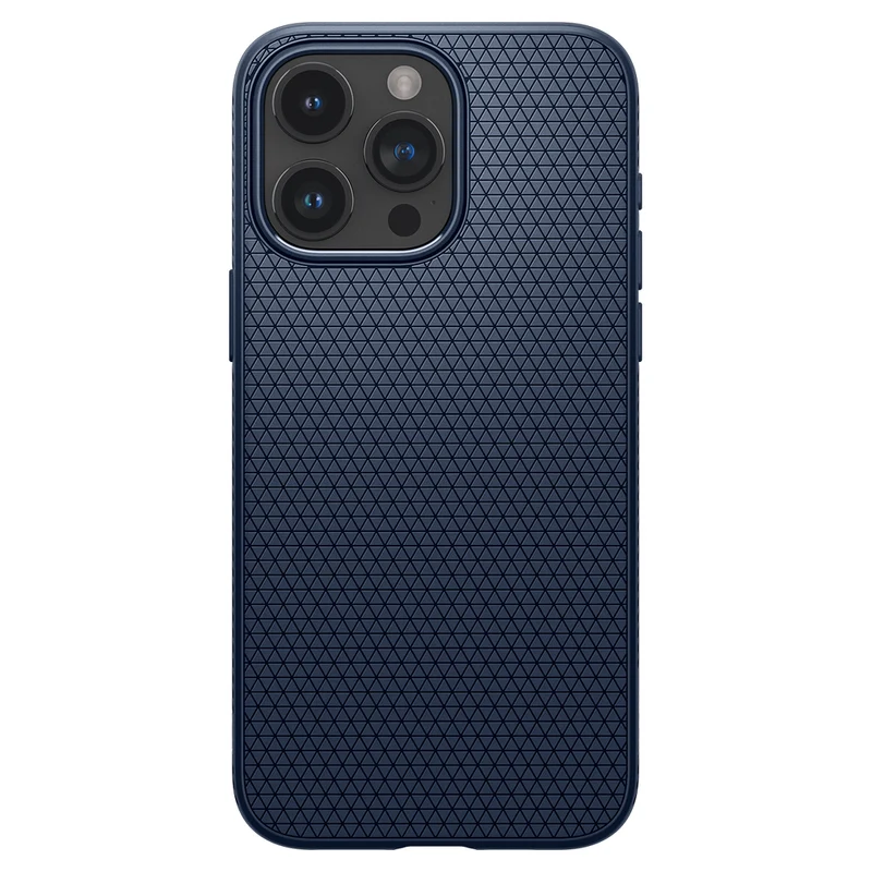 SPIGEN Liquid Air Case for iPhone 15 Pro Max (Navy Blue)